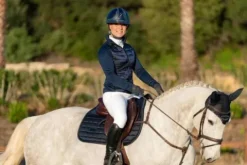 Clearance Tapis de selle Sportive Navy - Tapis De Dressage|Tapis De Selle