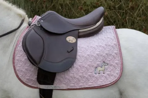 Discount Tapis de selle Tête de licorne pailleté - Kentucky - Confort optimal Tapis De Cso|Tapis De Selle