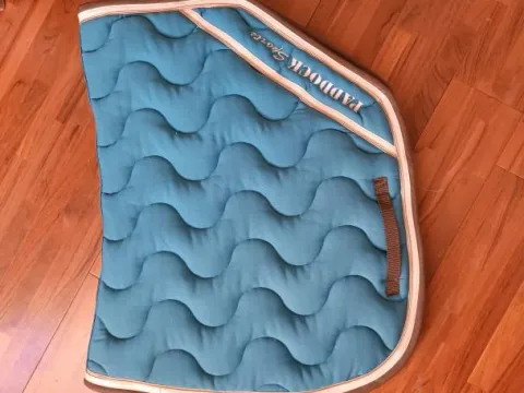 Tapis paddock sport bleu canard Tapis De Cso|Tapis De Selle