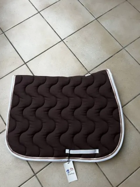 New Tapis Pénélope marron taille mixte Tapis De Selle|Tapis De Selle