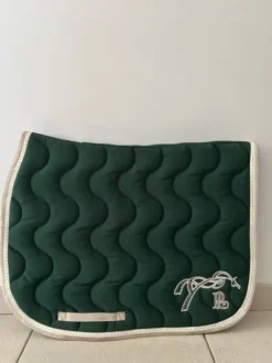 Sale Tapis Pénélope vert et blanc Tapis De Selle|Tapis De Selle