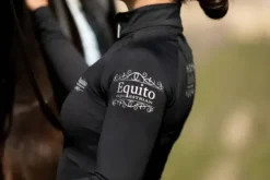 Best Top Base layer Black Silver - Femme Tenue D'Équitation Femme·T-Shirts équitation Femme|Tenue D'Équitation Femme·Polos Et Chemises