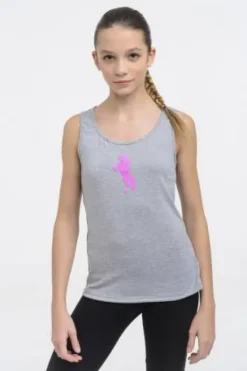 Outlet Top d'équitation sans manches Licorne Glitter - Enfant Tenue D'Équitation Enfant·T-Shirts équitation Enfant|Tenue D'Équitation Enfant·Polos Et Chemises