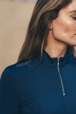 Best Top UV PROTECTION Midnight blue - Femme Tenue D'Équitation Femme·T-Shirts équitation Femme|Tenue D'Équitation Femme·Polos Et Chemises