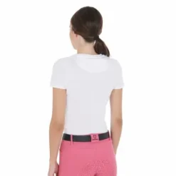 Clearance T-shirt ajusté design de saut coloré - Femme Tenue D'Équitation Femme·T-Shirts équitation Femme