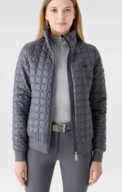New Veste bomber matelassée octogone Edae - Femme Tenue D'Équitation Femme·Parka, Blouson, Doudoune