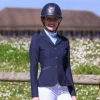 Veste de compétition AIRTEC Marine - Jump'in - MESH respirant Femme La Cavalière En Concours|La Femme En Concours