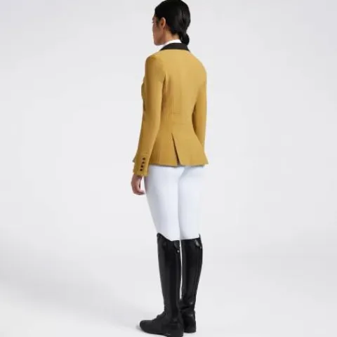 Veste de compétition Grand Prix zip Golden Ocre - Femme La Cavalière En Concours|La Femme En Concours