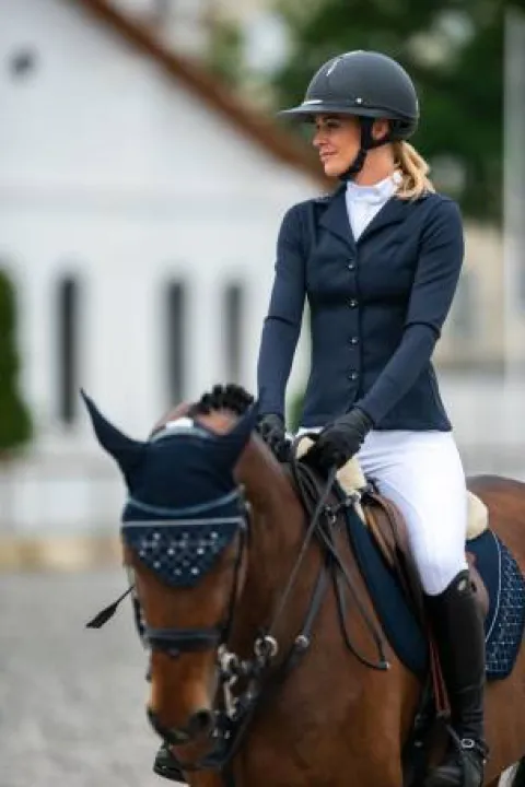 Clearance Veste de concours CRYSTAL SECOND SKIN TECHNOLOGY - - Tissu technique Femme Le Cavalier En Concours|L'Homme En Concours
