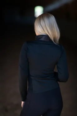 Discount Veste Polaire All Black Glimmer - Femme Tenue D'Équitation Femme·Sweat Shirt, Polaire Et Pull Femme
