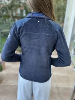 Outlet Veste polaire bi-matière enfant 12 ans Enfant Tenue D'Équitation Enfant·Parka, Blouson, Doudoune Enfant