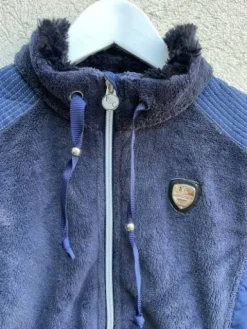 Outlet Veste polaire bi-matière enfant 12 ans Enfant Tenue D'Équitation Enfant·Parka, Blouson, Doudoune Enfant