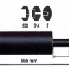 Hot Vérin à gaz 1200n - entraxe 750mm Pièces Détachées Van Et Camion