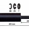 Clearance Vérin à gaz 1300n - entraxe 500mm Pièces Détachées Van Et Camion