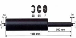 Clearance Vérin à gaz 1000n - entraxe 1100mm Pièces Détachées Van Et Camion