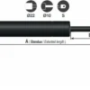 Clearance Vérin à gaz soudée 800n - Entraxe 785mm Pièces Détachées Van Et Camion